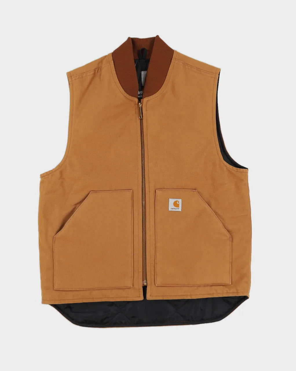 00s Carhartt Beige Workwear Gilet - M