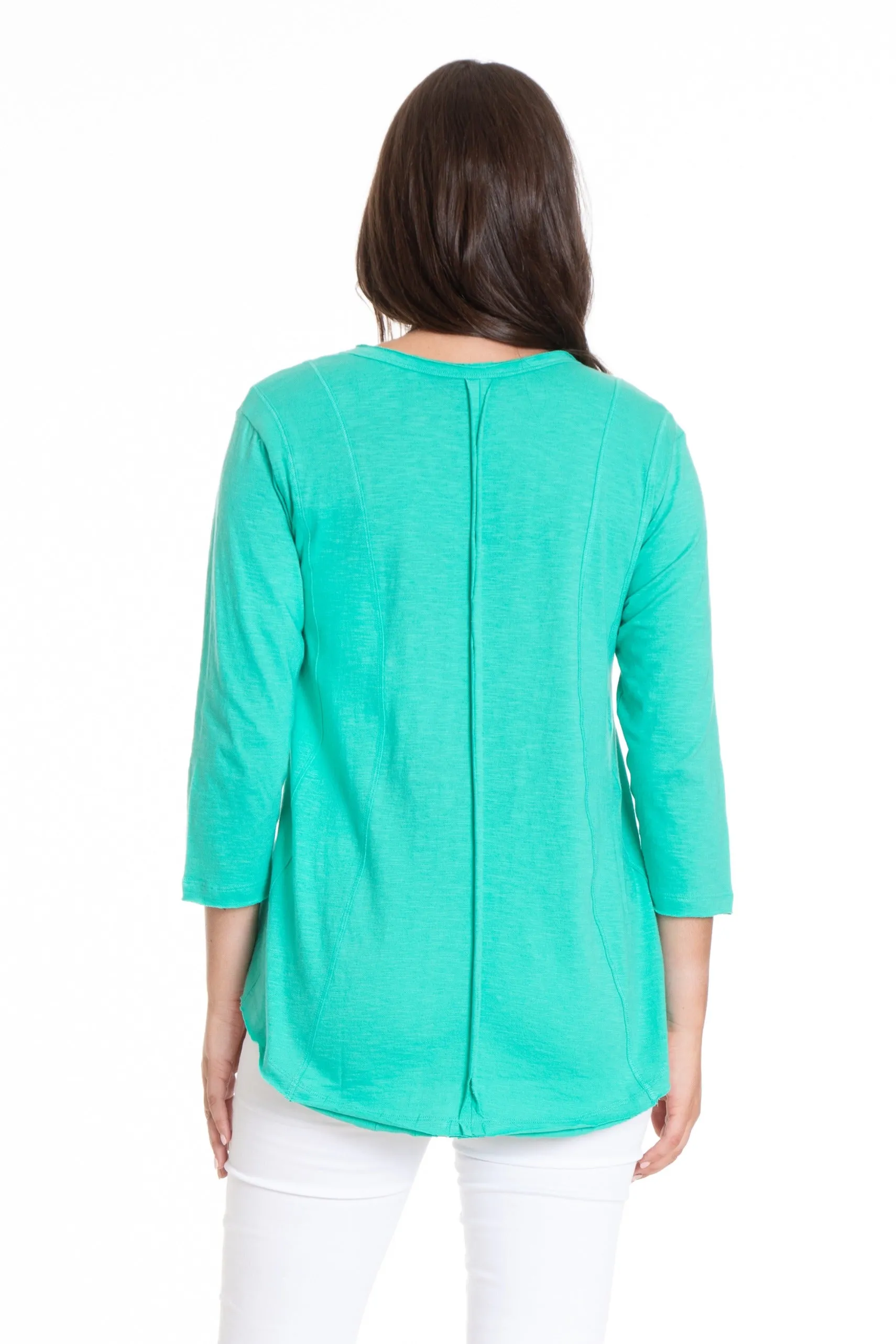 APNY t-shirt, 3/4 sleeve tunic (2 colors)