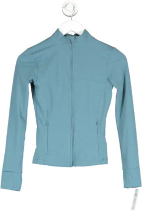 Bo   Tee Blue Growing  Long Sleeve Zip Up Jacket UK XS