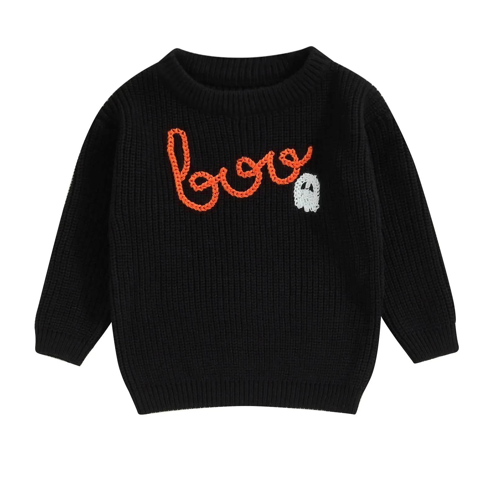 BOO! Baby Boys Girls Halloween Sweaters Ghost to 3T