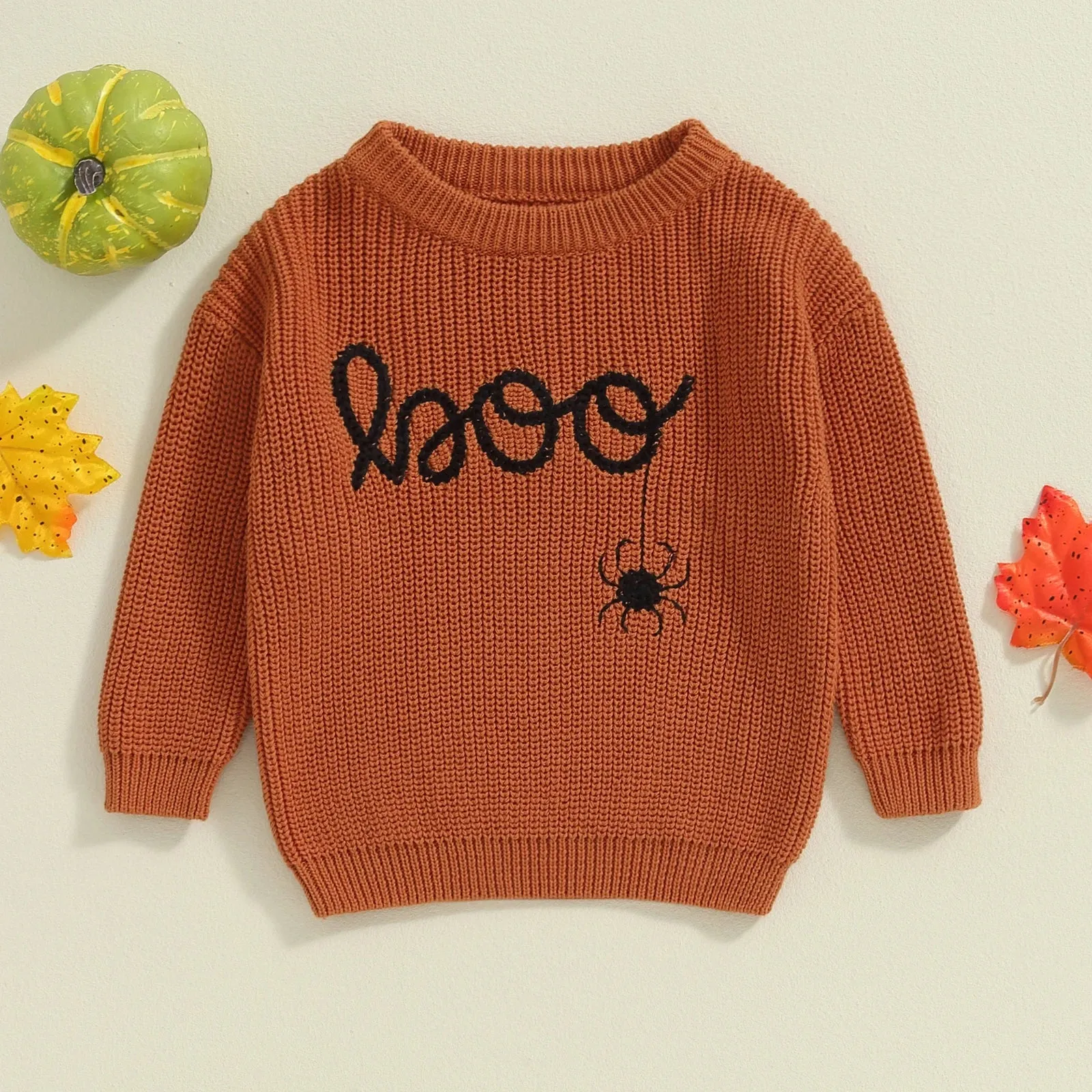 BOO! Baby Boys Girls Halloween Sweaters Ghost to 3T