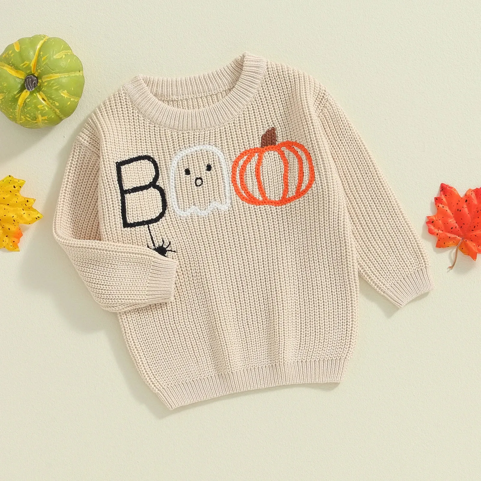 BOO! Baby Boys Girls Halloween Sweaters Ghost to 3T