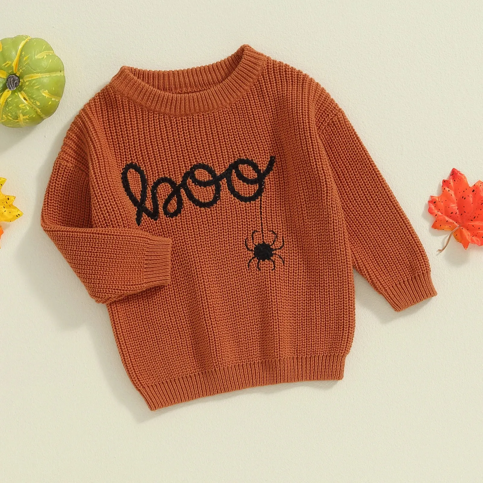 BOO! Baby Boys Girls Halloween Sweaters Ghost to 3T