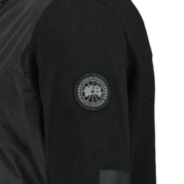 CANADA GOOSE  WINDBRIDGE FULL ZIP SWEATER BLACK