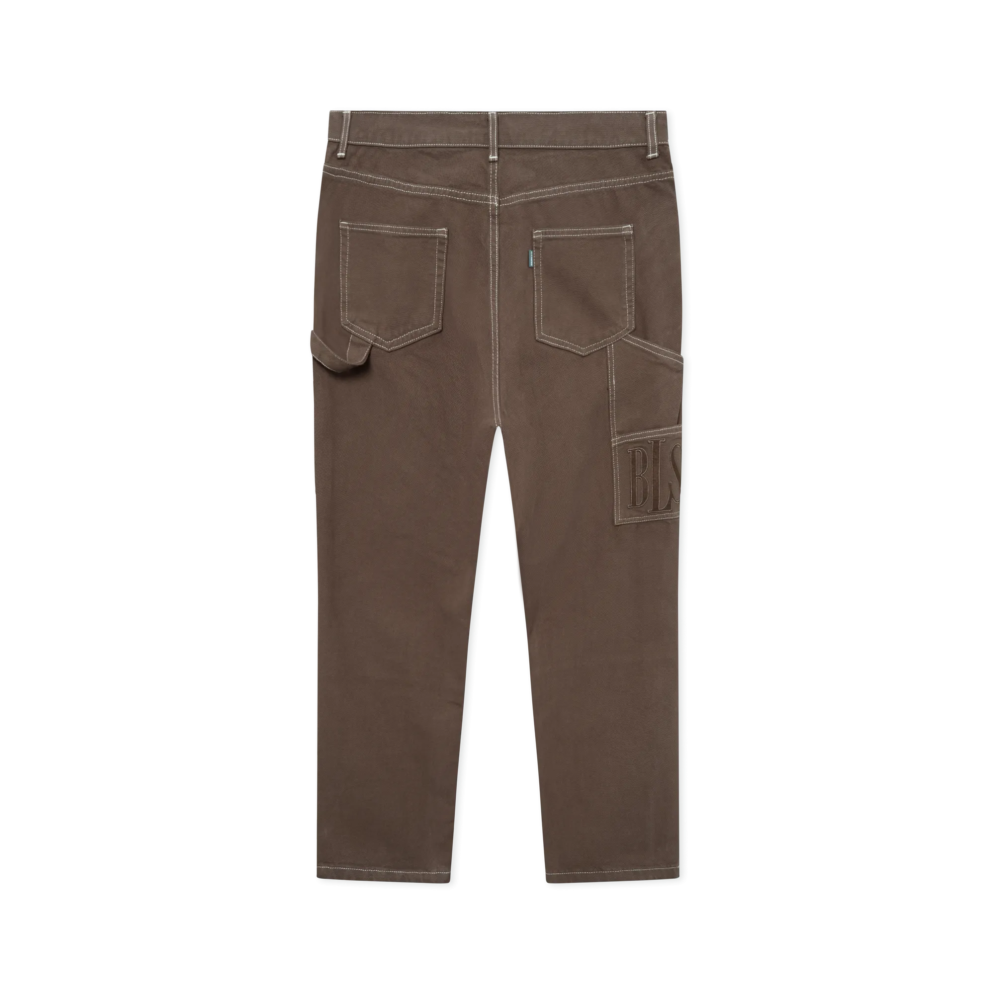 Canvas Carpenter Pants - Brown