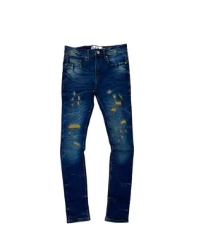 Dirt Ripped Stretch Denim