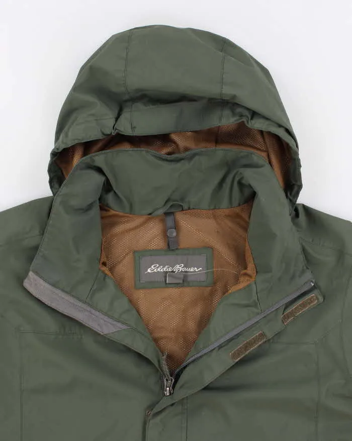 Eddie Bauer Green Hooded Jacket - L