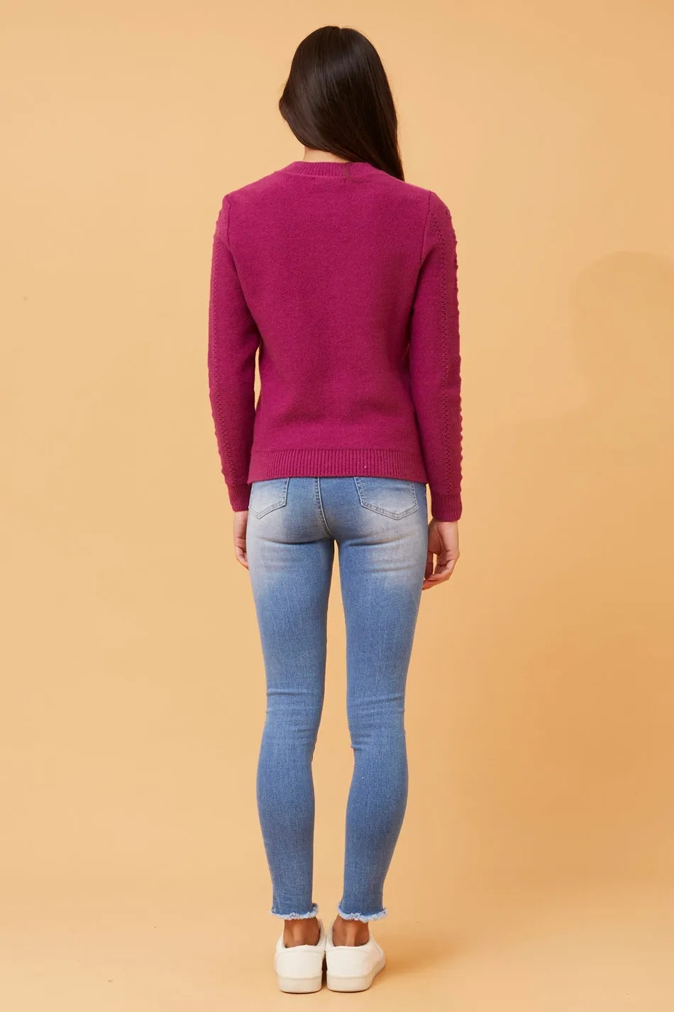 ELERI CABLE KNIT JUMPER