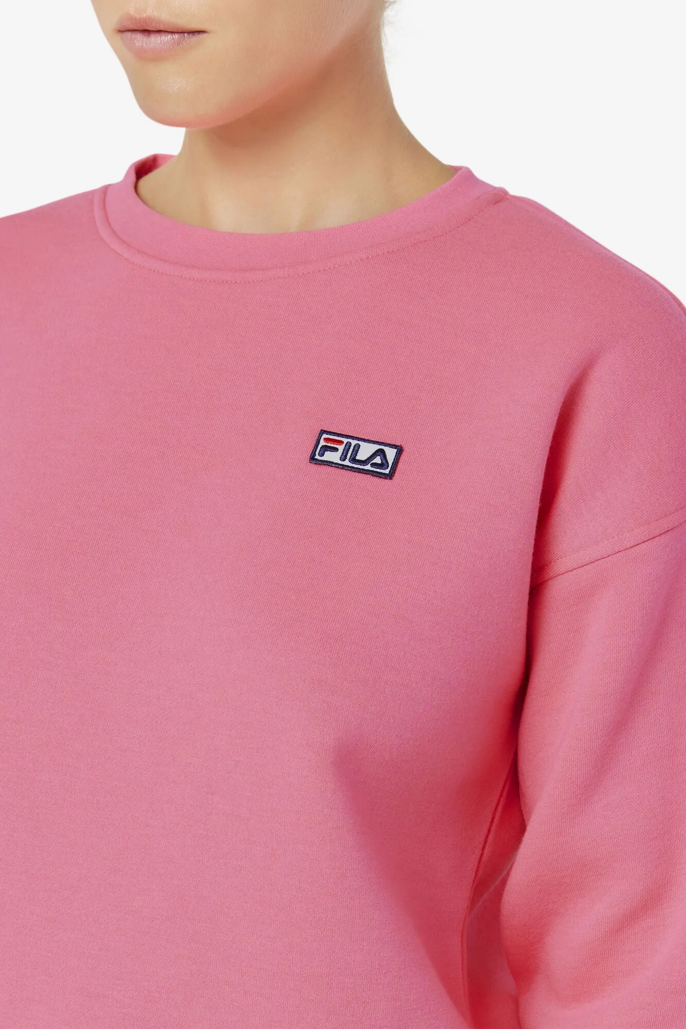 Fila Stina Crewneck Sweatshirt - Knockout Pink