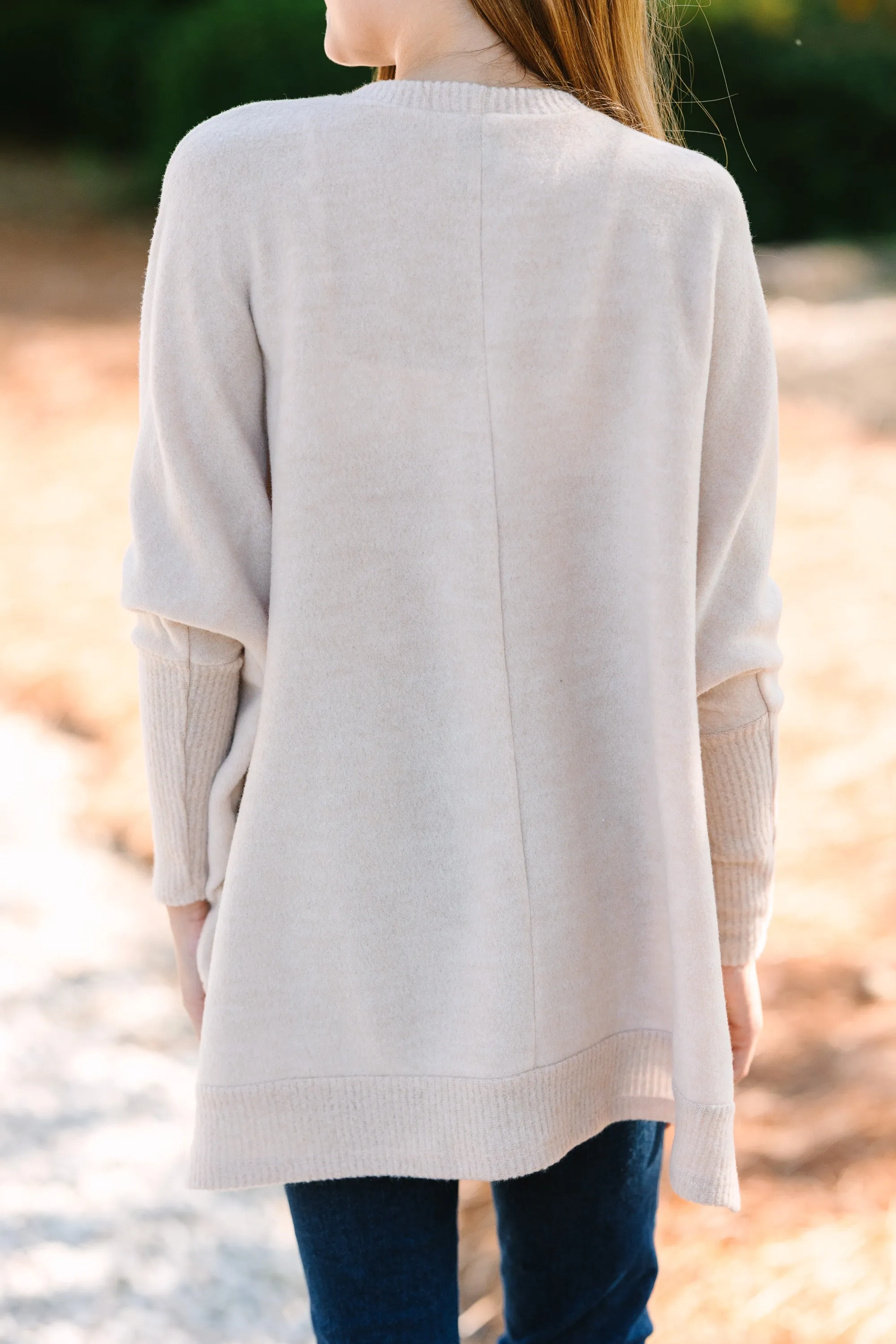 Girls: Always Fun Oatmeal Brown Tunic