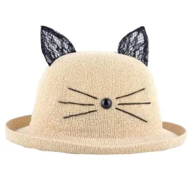 Hat Drag Kitten (Beige)