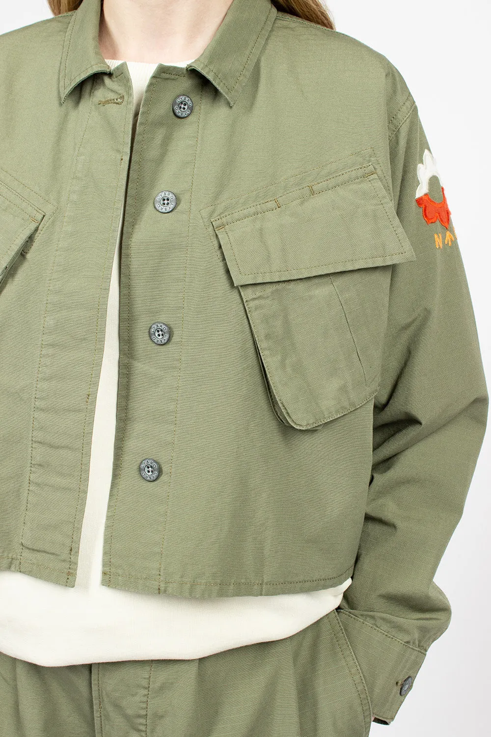 JK-50 Nam Cropped Jacket Army