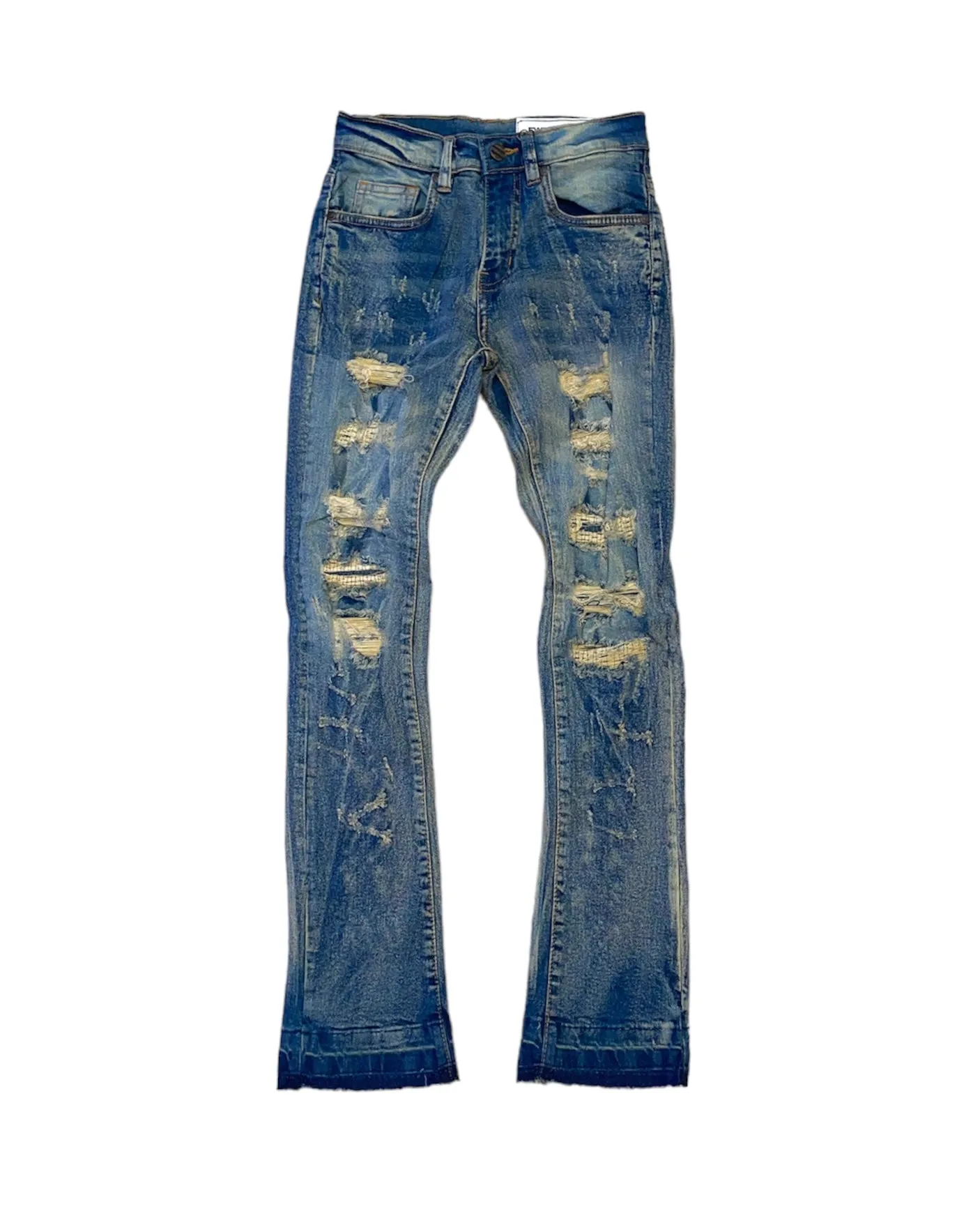 Kid’s Saints X Sinners Stacked Denim Jean