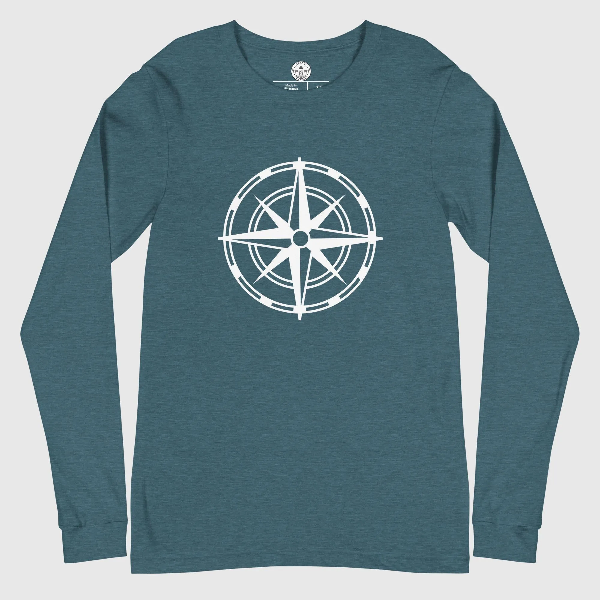 Men's Long Sleeve Tee - Compass