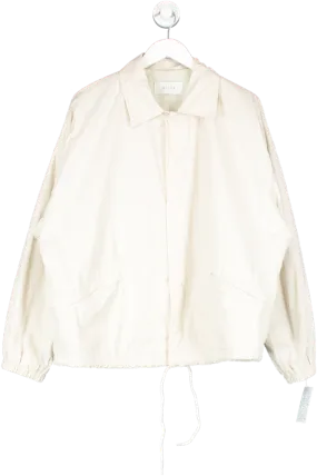 Olive Cream Lightweight Cotton Jacket One Size