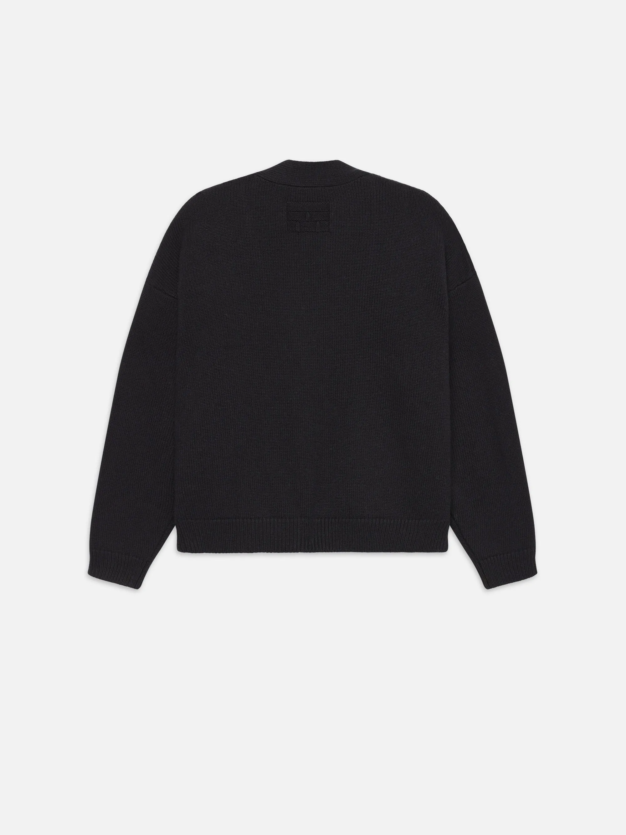 Rib Cardigan -- Black