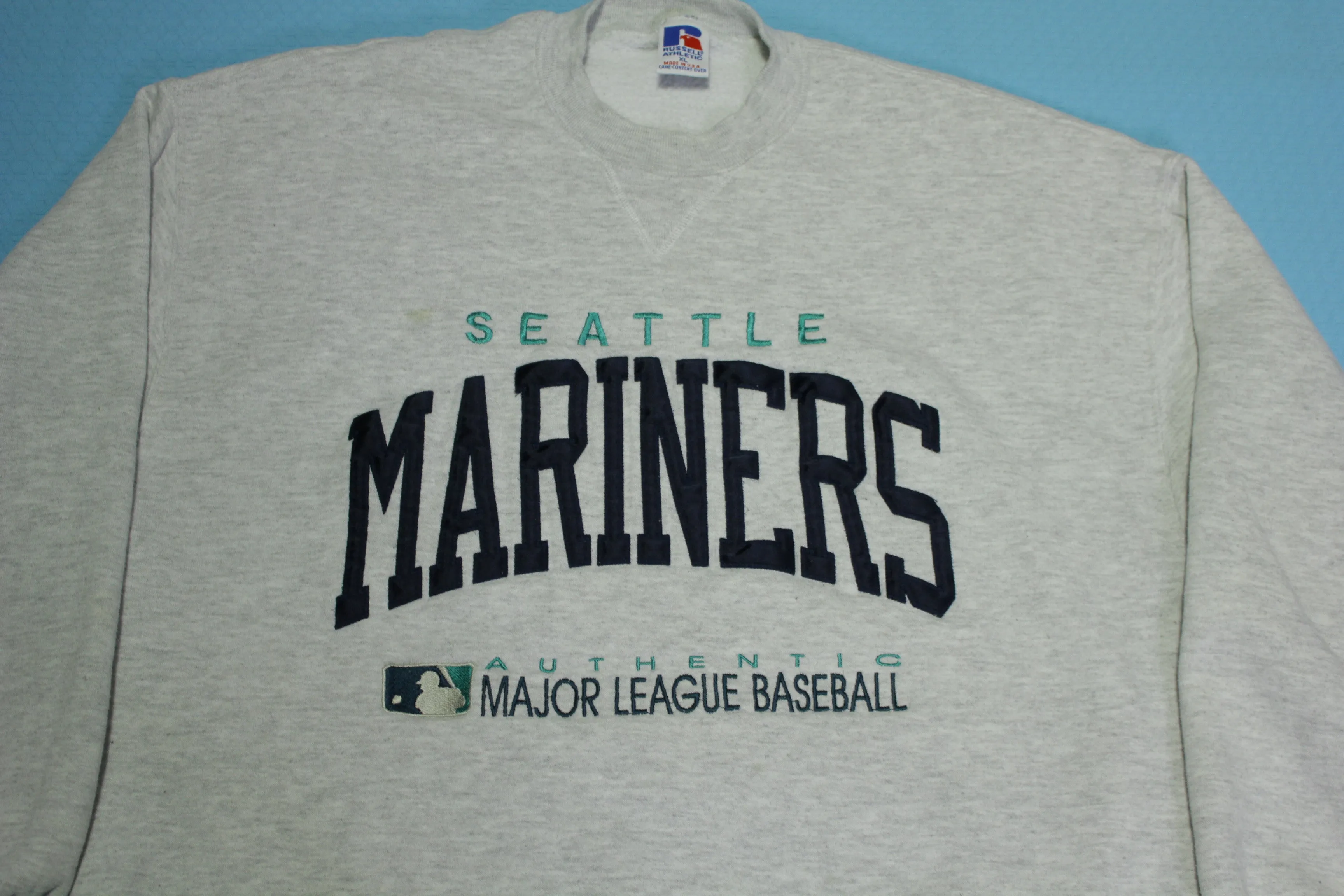 Seattle Mariners Authentic Major League Baseball Vintage 90's Crewneck Sweatshirt