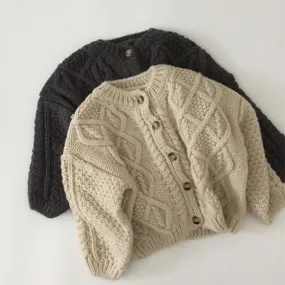 Single Breasted Wool Cardigans