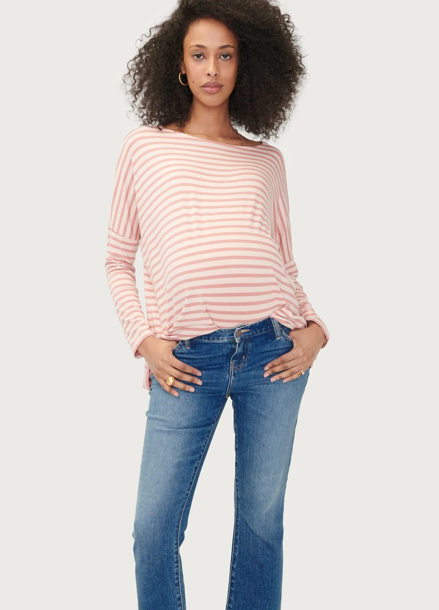 The Crop Maternity Jean