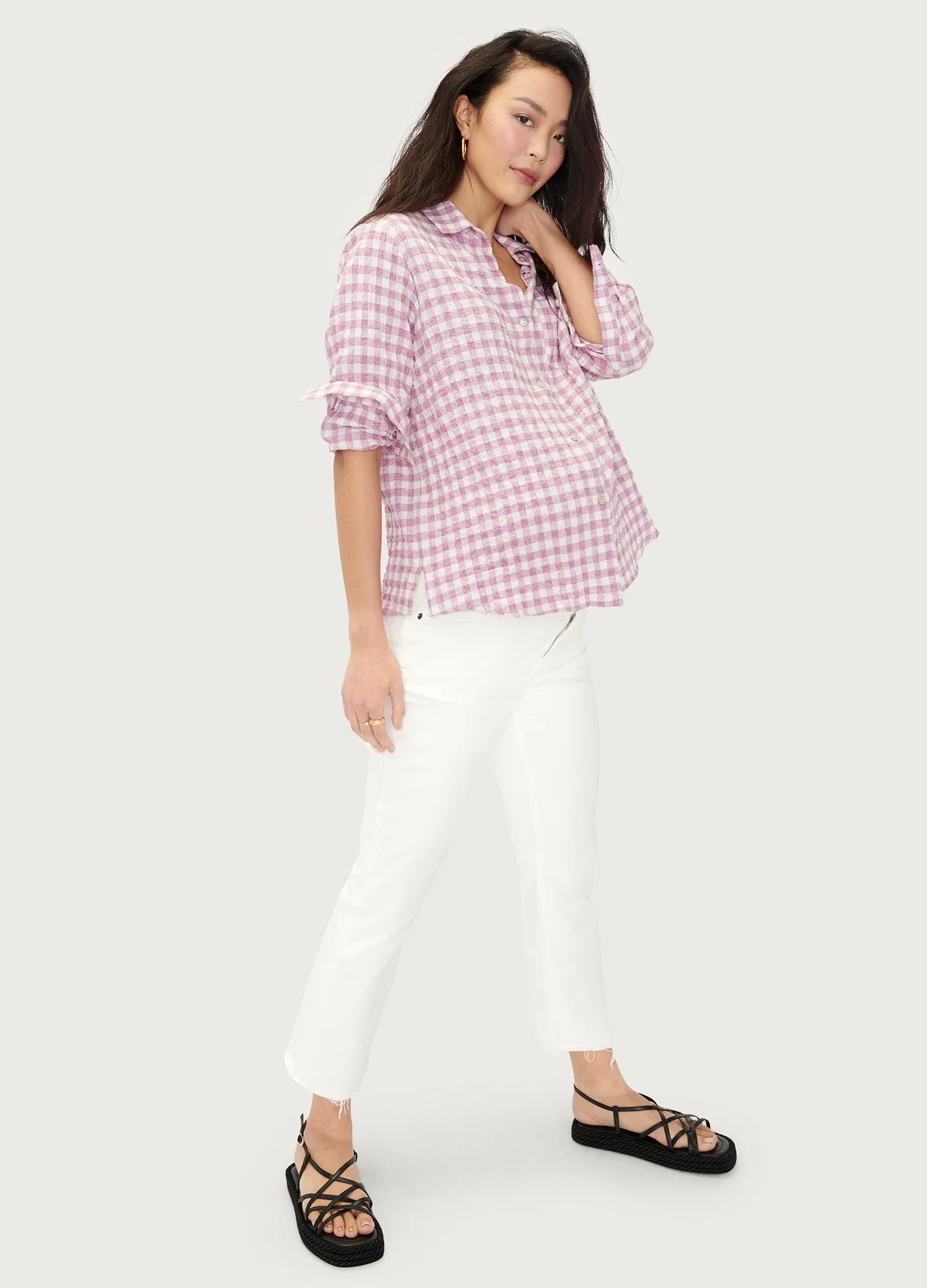 The Crop Maternity Jean